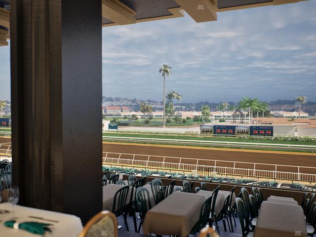 Del Mar Thoroughbred Club - Section First Turn Lvl 3 Tbl 553 Seat View