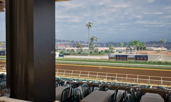 Del Mar Thoroughbred Club - Section First Turn Lvl 3 Tbl 553 Seat View