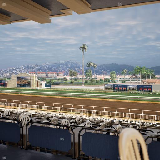 Del Mar Thoroughbred Club - Section First Turn Lvl 3 Tbl 555 Seat View