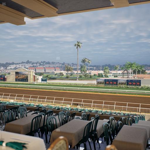 Del Mar Thoroughbred Club - Section First Turn Lvl 3 Tbl 556 Seat View