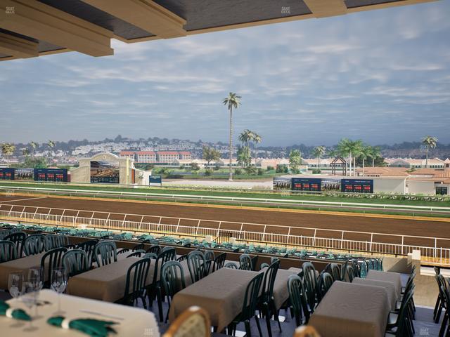 Del Mar Thoroughbred Club - Section First Turn Lvl 3 Tbl 556 Seat View
