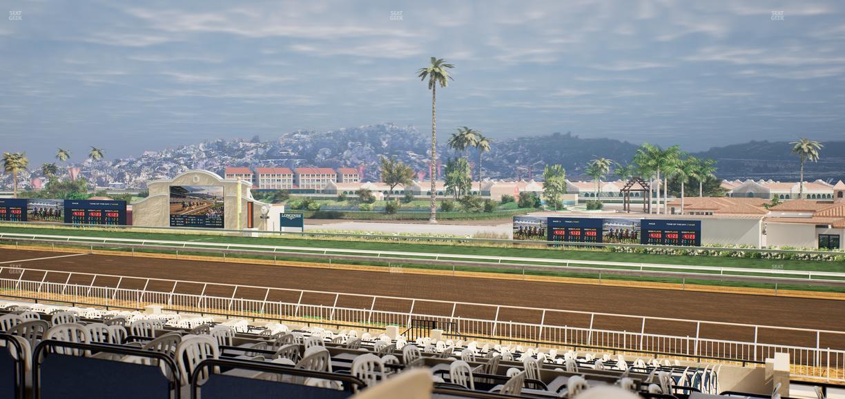 Del Mar Thoroughbred Club - Section First Turn Lvl 3 Tbl 556 Seat View