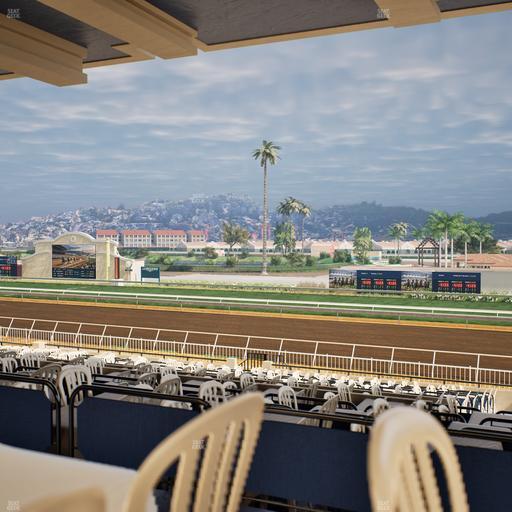 Del Mar Thoroughbred Club - Section First Turn Lvl 3 Tbl 556 Seat View
