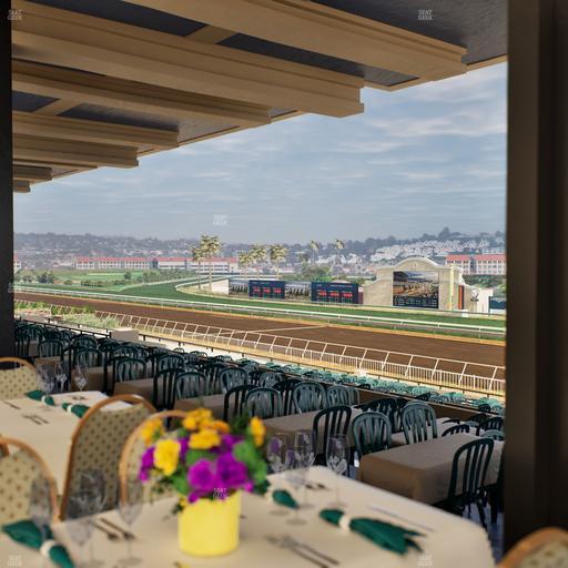Del Mar Thoroughbred Club - Section First Turn Lvl 3 Tbl 557 Seat View