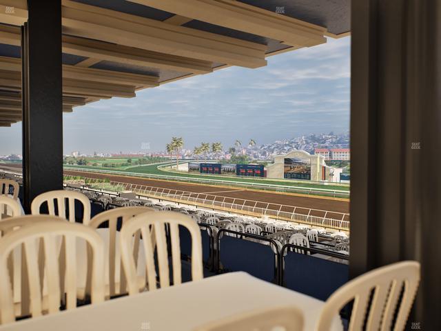 Del Mar Thoroughbred Club - Section First Turn Lvl 3 Tbl 557 Seat View