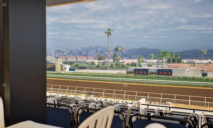 Del Mar Thoroughbred Club - Section First Turn Lvl 3 Tbl 558 Seat View