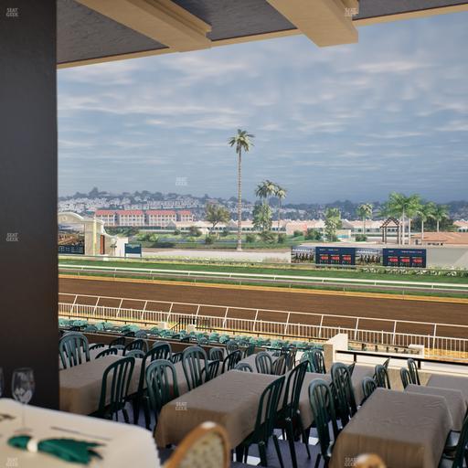 Del Mar Thoroughbred Club - Section First Turn Lvl 3 Tbl 558 Seat View