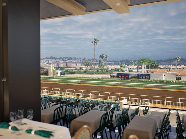 Del Mar Thoroughbred Club - Section First Turn Lvl 3 Tbl 558 Seat View