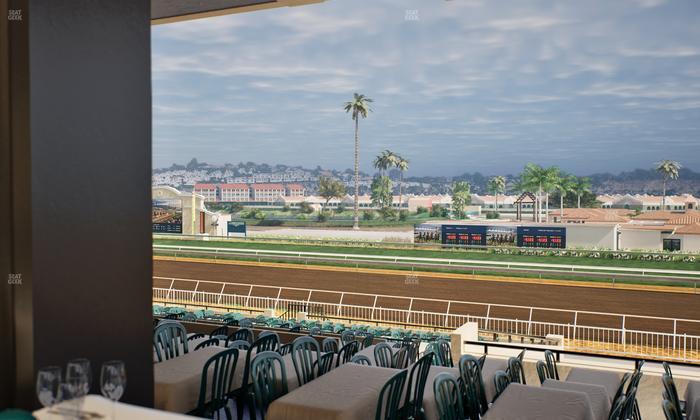 Del Mar Thoroughbred Club - Section First Turn Lvl 3 Tbl 558 Seat View