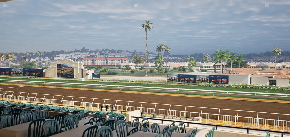 Del Mar Thoroughbred Club - Section First Turn Lvl 3 Tbl 559 Seat View