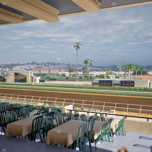 Del Mar Thoroughbred Club - Section First Turn Lvl 3 Tbl 559 Seat View