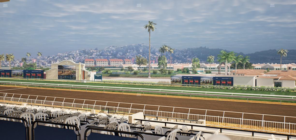 Del Mar Thoroughbred Club - Section First Turn Lvl 3 Tbl 559 Seat View