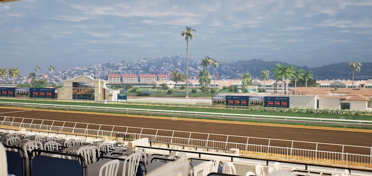 Del Mar Thoroughbred Club - Section First Turn Lvl 3 Tbl 560 Seat View