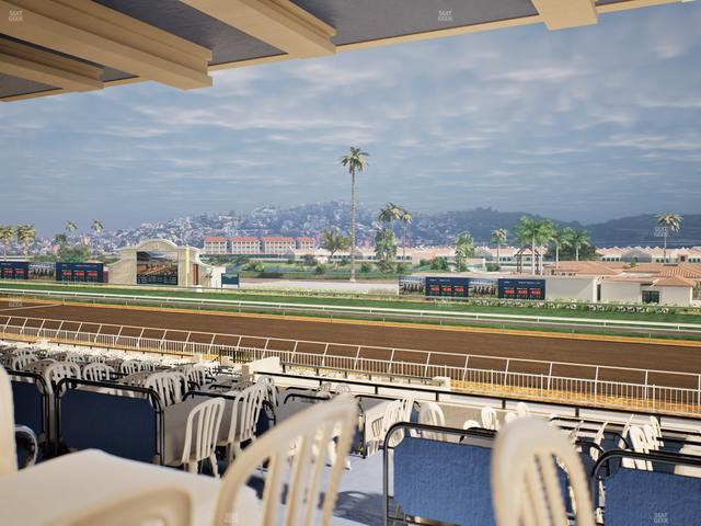 Del Mar Thoroughbred Club - Section First Turn Lvl 3 Tbl 560 Seat View