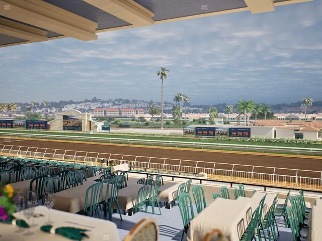 Del Mar Thoroughbred Club - Section First Turn Lvl 3 Tbl 560 Seat View