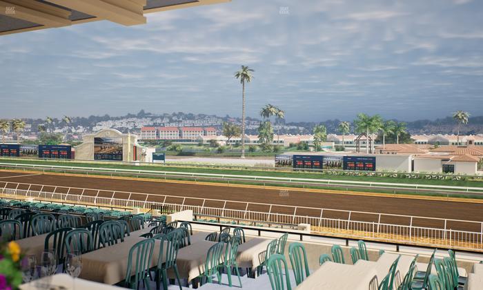 Del Mar Thoroughbred Club - Section First Turn Lvl 3 Tbl 560 Seat View