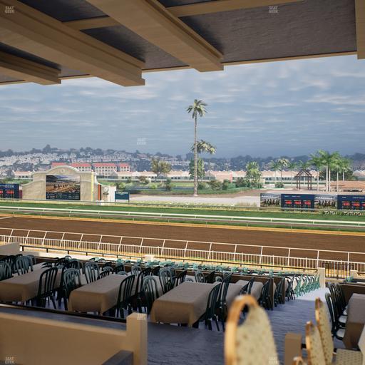 Del Mar Thoroughbred Club - Section First Turn Lvl 3 Tbl 650 Seat View