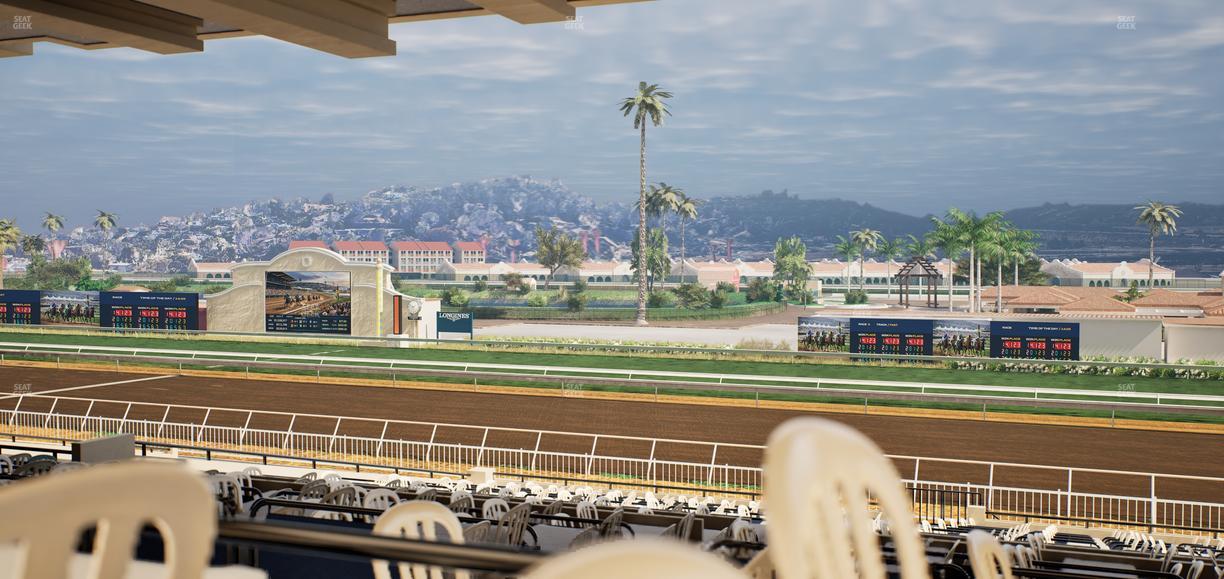 Del Mar Thoroughbred Club - Section First Turn Lvl 3 Tbl 651 Seat View