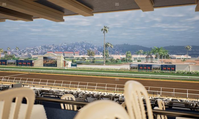Del Mar Thoroughbred Club - Section First Turn Lvl 3 Tbl 651 Seat View