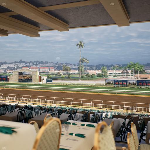 Del Mar Thoroughbred Club - Section First Turn Lvl 3 Tbl 651 Seat View