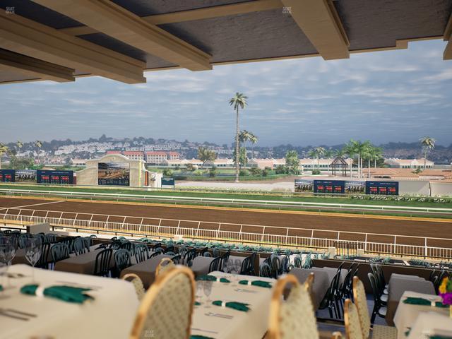 Del Mar Thoroughbred Club - Section First Turn Lvl 3 Tbl 651 Seat View