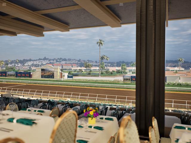 Del Mar Thoroughbred Club - Section First Turn Lvl 3 Tbl 652 Seat View