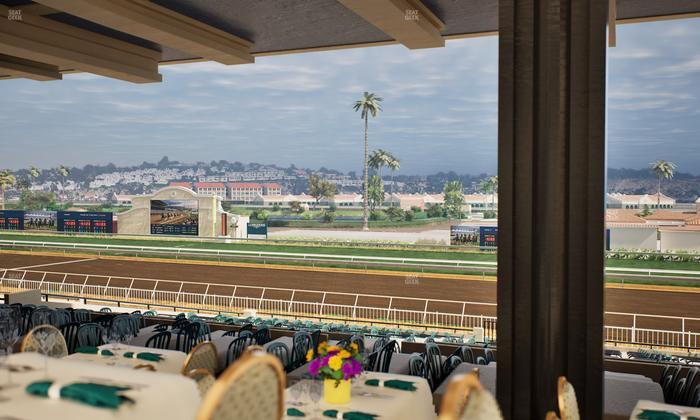 Del Mar Thoroughbred Club - Section First Turn Lvl 3 Tbl 652 Seat View