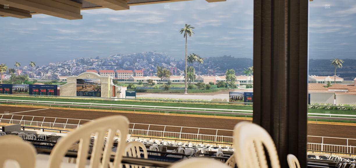 Del Mar Thoroughbred Club - Section First Turn Lvl 3 Tbl 652 Seat View
