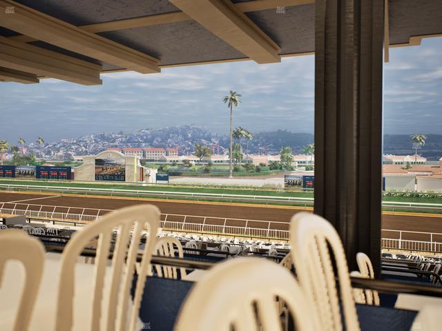 Del Mar Thoroughbred Club - Section First Turn Lvl 3 Tbl 652 Seat View