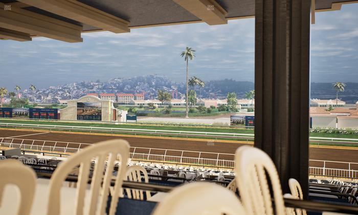 Del Mar Thoroughbred Club - Section First Turn Lvl 3 Tbl 652 Seat View