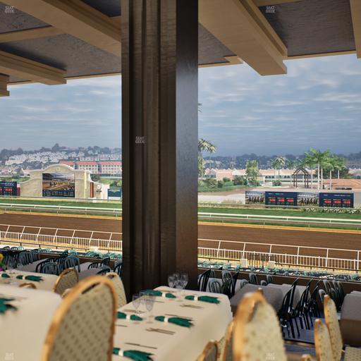 Del Mar Thoroughbred Club - Section First Turn Lvl 3 Tbl 653 Seat View