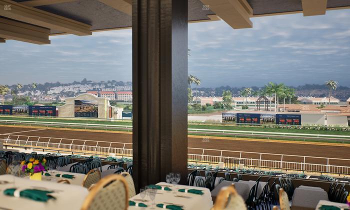 Del Mar Thoroughbred Club - Section First Turn Lvl 3 Tbl 653 Seat View