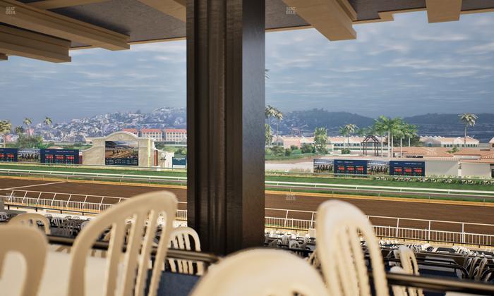 Del Mar Thoroughbred Club - Section First Turn Lvl 3 Tbl 653 Seat View