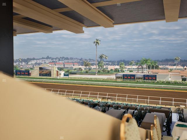 Del Mar Thoroughbred Club - Section First Turn Lvl 3 Tbl 655 Seat View