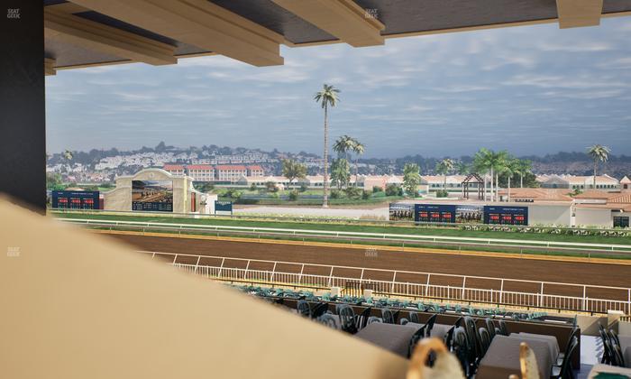 Del Mar Thoroughbred Club - Section First Turn Lvl 3 Tbl 655 Seat View