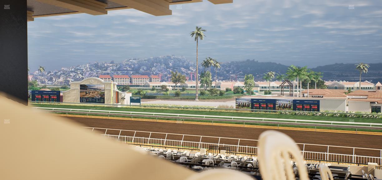 Del Mar Thoroughbred Club - Section First Turn Lvl 3 Tbl 655 Seat View