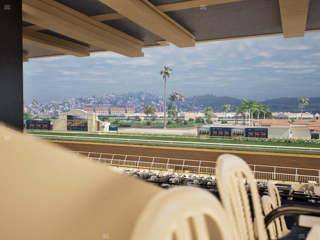 Del Mar Thoroughbred Club - Section First Turn Lvl 3 Tbl 655 Seat View