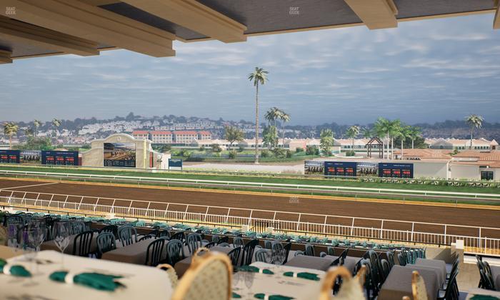 Del Mar Thoroughbred Club - Section First Turn Lvl 3 Tbl 656 Seat View