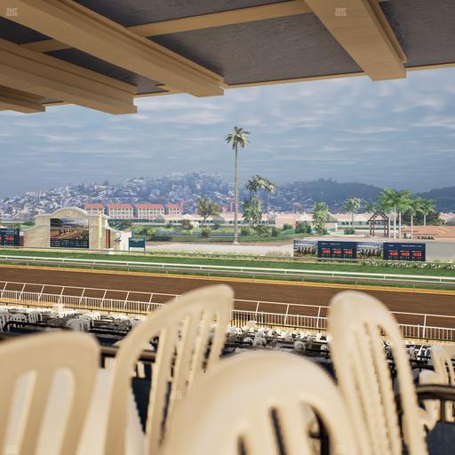 Del Mar Thoroughbred Club - Section First Turn Lvl 3 Tbl 656 Seat View