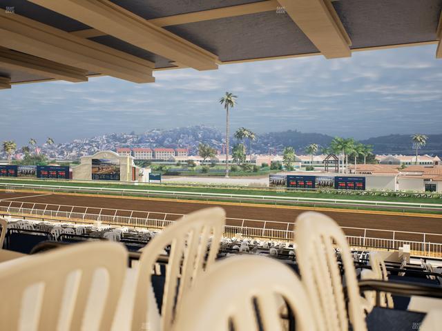 Del Mar Thoroughbred Club - Section First Turn Lvl 3 Tbl 656 Seat View