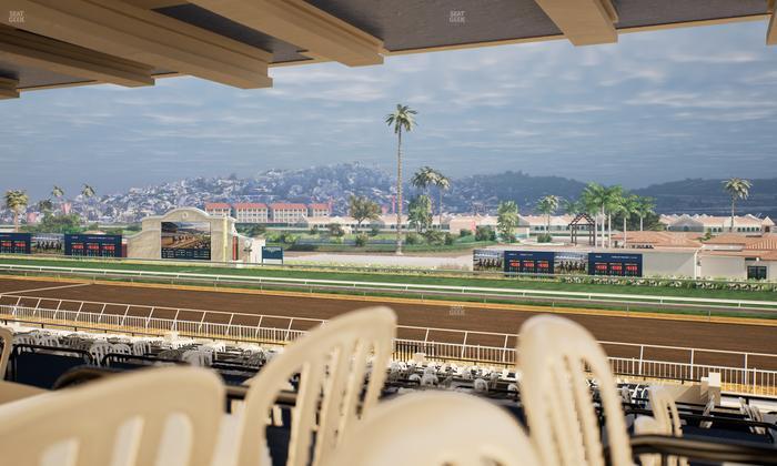 Del Mar Thoroughbred Club - Section First Turn Lvl 3 Tbl 656 Seat View