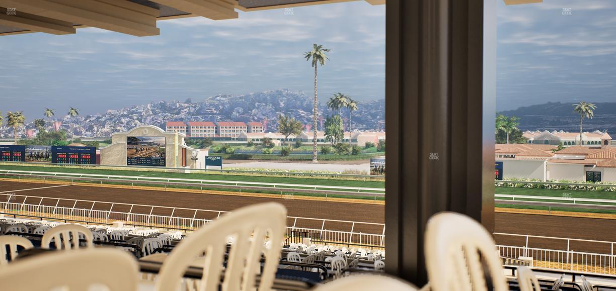 Del Mar Thoroughbred Club - Section First Turn Lvl 3 Tbl 657 Seat View