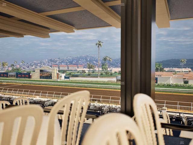 Del Mar Thoroughbred Club - Section First Turn Lvl 3 Tbl 657 Seat View