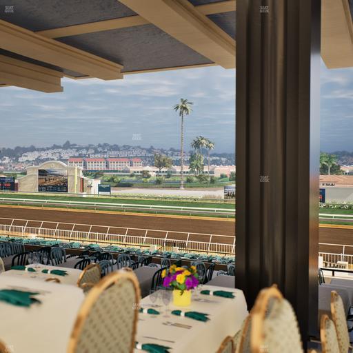Del Mar Thoroughbred Club - Section First Turn Lvl 3 Tbl 657 Seat View