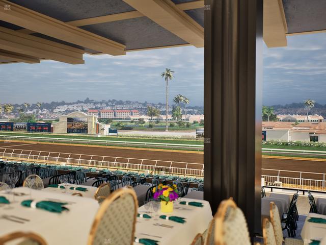 Del Mar Thoroughbred Club - Section First Turn Lvl 3 Tbl 657 Seat View