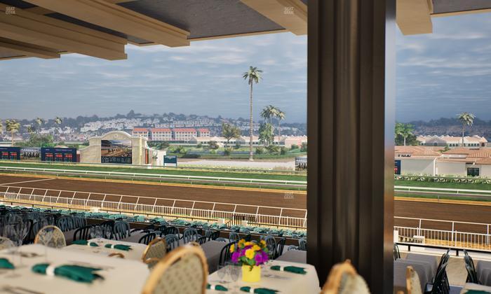 Del Mar Thoroughbred Club - Section First Turn Lvl 3 Tbl 657 Seat View