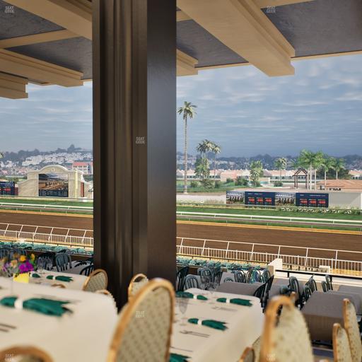 Del Mar Thoroughbred Club - Section First Turn Lvl 3 Tbl 658 Seat View