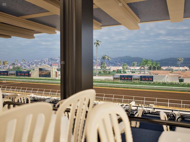 Del Mar Thoroughbred Club - Section First Turn Lvl 3 Tbl 658 Seat View