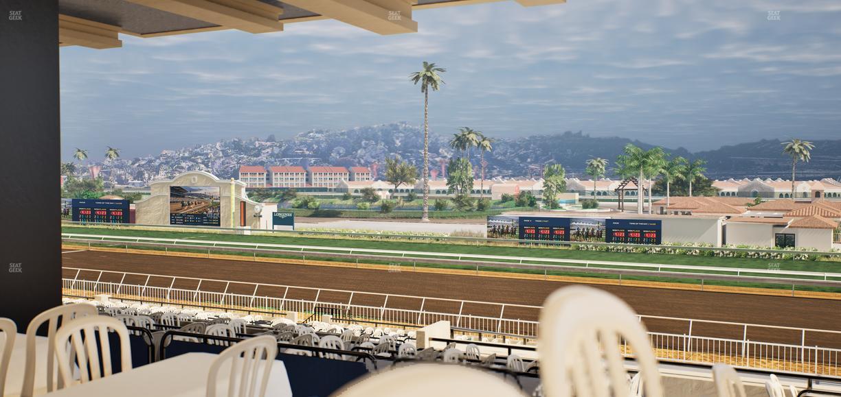Del Mar Thoroughbred Club - Section First Turn Lvl 3 Tbl 659 Seat View