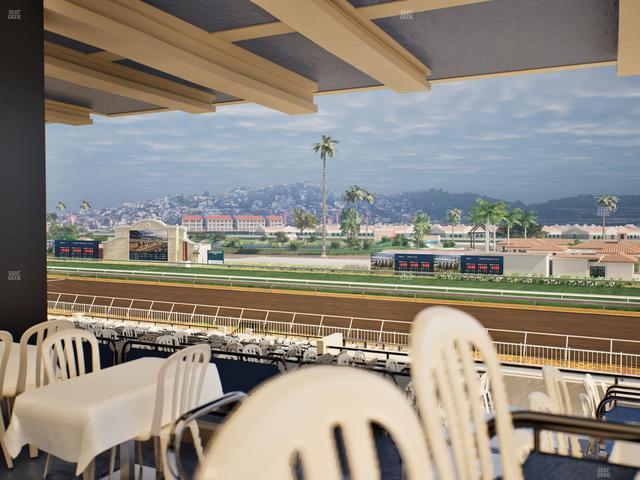 Del Mar Thoroughbred Club - Section First Turn Lvl 3 Tbl 659 Seat View